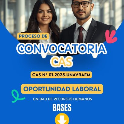 Convocatoria de Personal – Universidad Nacional del VRAEM